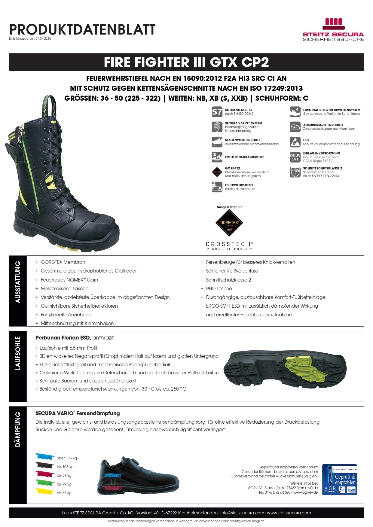 FIRE FIGHTER III GTX CP2